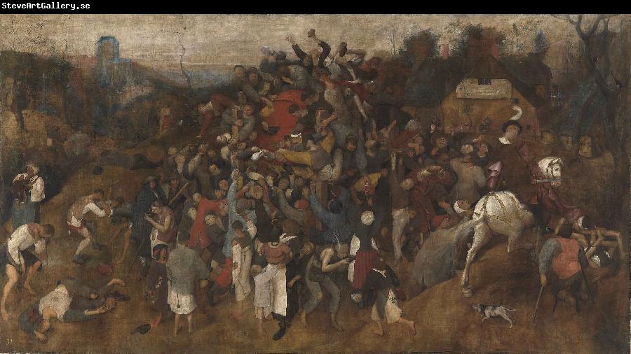 Pieter Bruegel El vino de la fiesta de San Martin